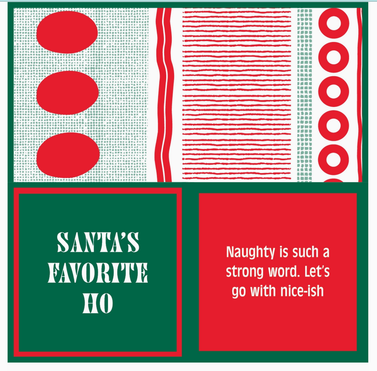 Xmas Nice-ish Napkin