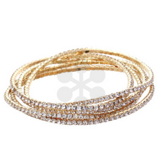 Crystal Stack Stretch Bracelets