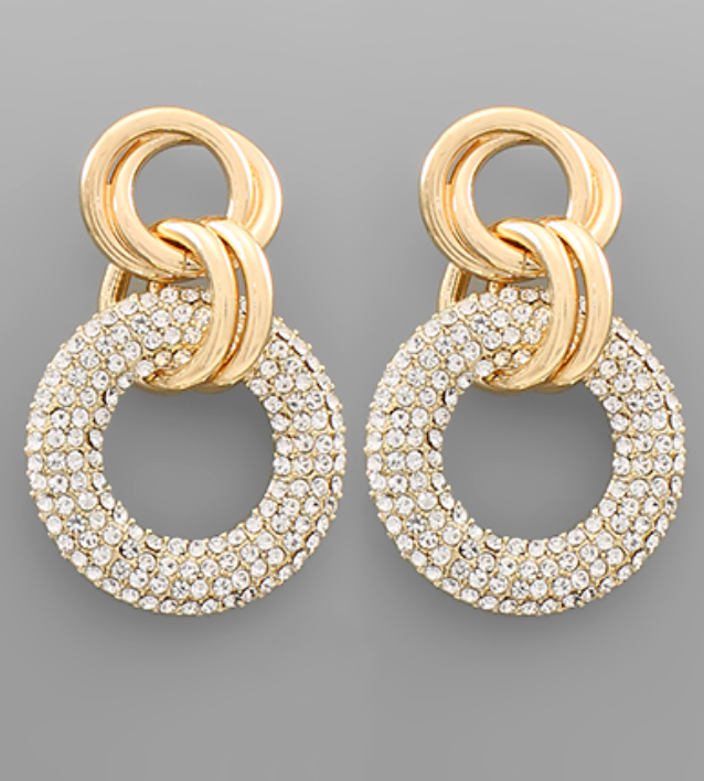 Linked Luxe Pavé Drops