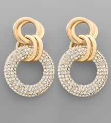 Linked Luxe Pavé Drops