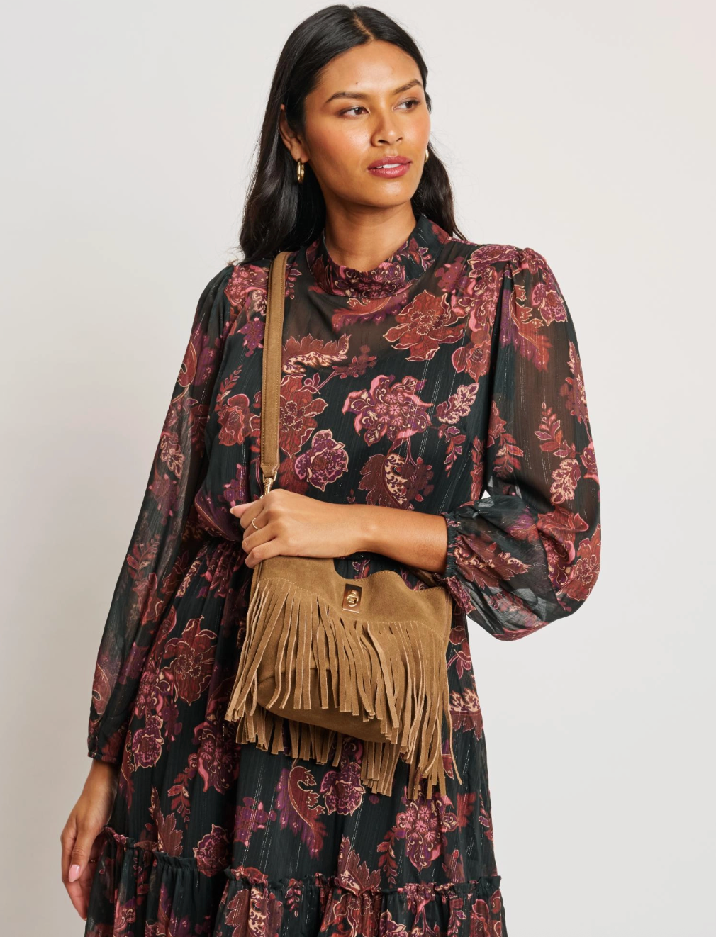 Faith Hobo Suede Bag