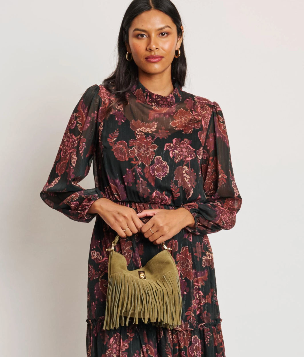 Faith Hobo Suede Bag