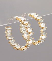 Crystal Curve Hoop