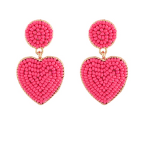 Beaded Sweetheart Drop