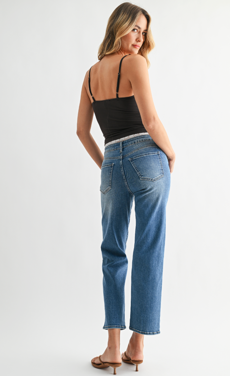 Easygoing Straight (med denim)