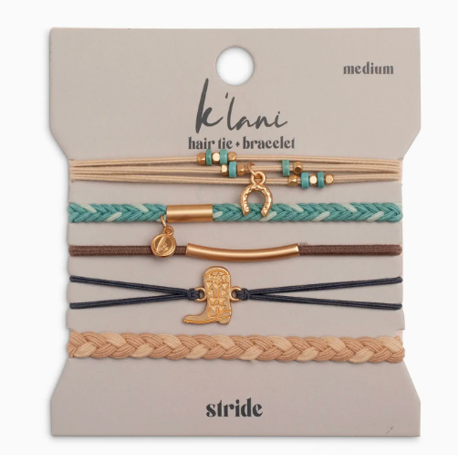 "Stride" Hair Tie Bracelets