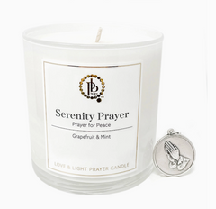 Love + Light Candle (Serenity Prayer)