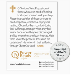 St. Padre Pio Prayer Pocket Coin