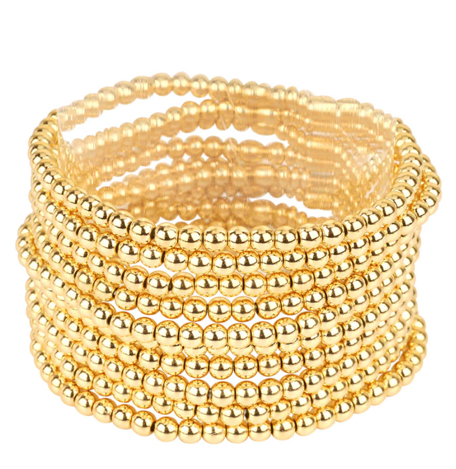 Golden Ten Bracelet Stack