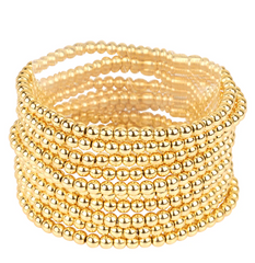 Golden Ten Bracelet Stack