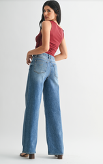 HR Palazzo Wide Leg (med denim)