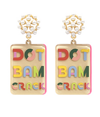 Dot Bam Crack Earring