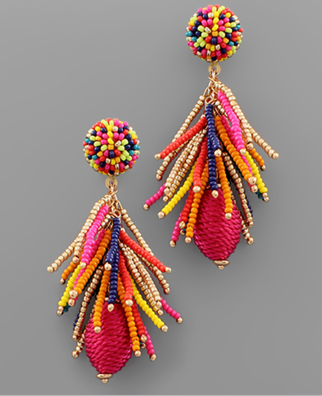 Happy Hour Fringe Earring
