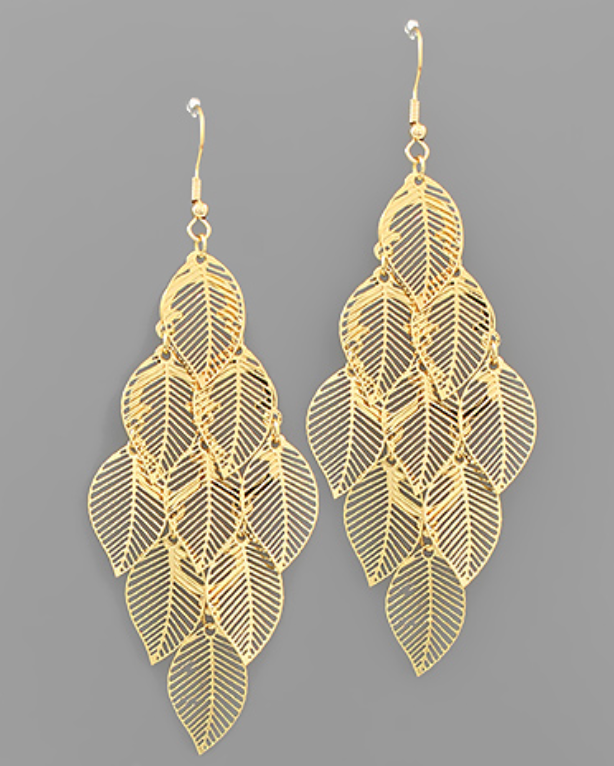 Golden Canopy Drop Earring