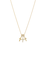 Golden Trinity Necklace