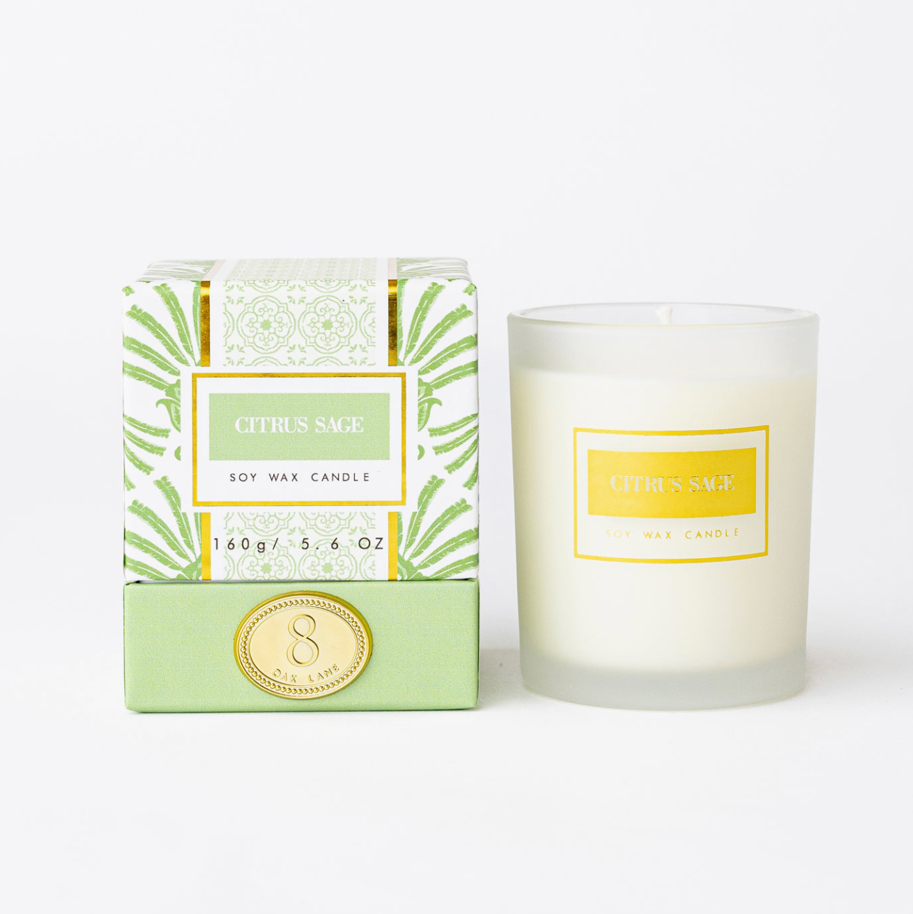 Deco Palms Candle