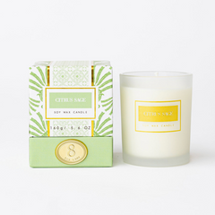 Deco Palms Candle