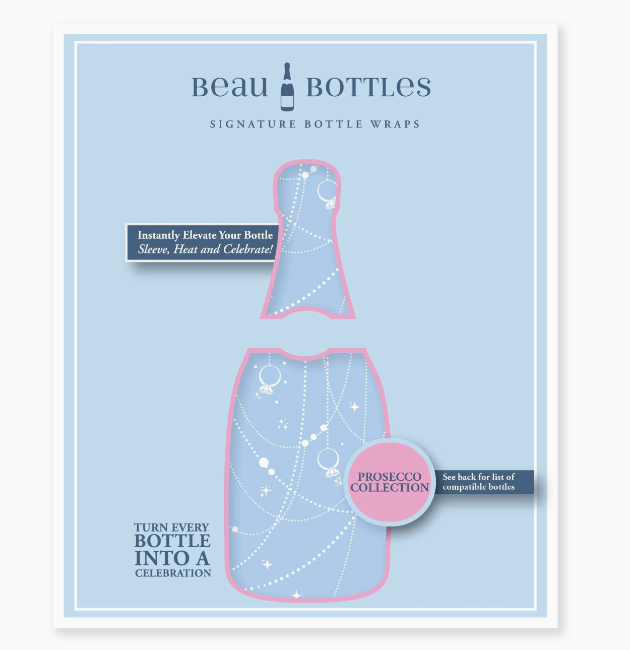 Beau Bottle Wrap (Pearls + Rings)