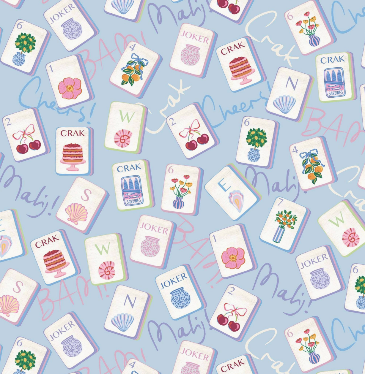 Beau Bottle Wrap (Mahjong)