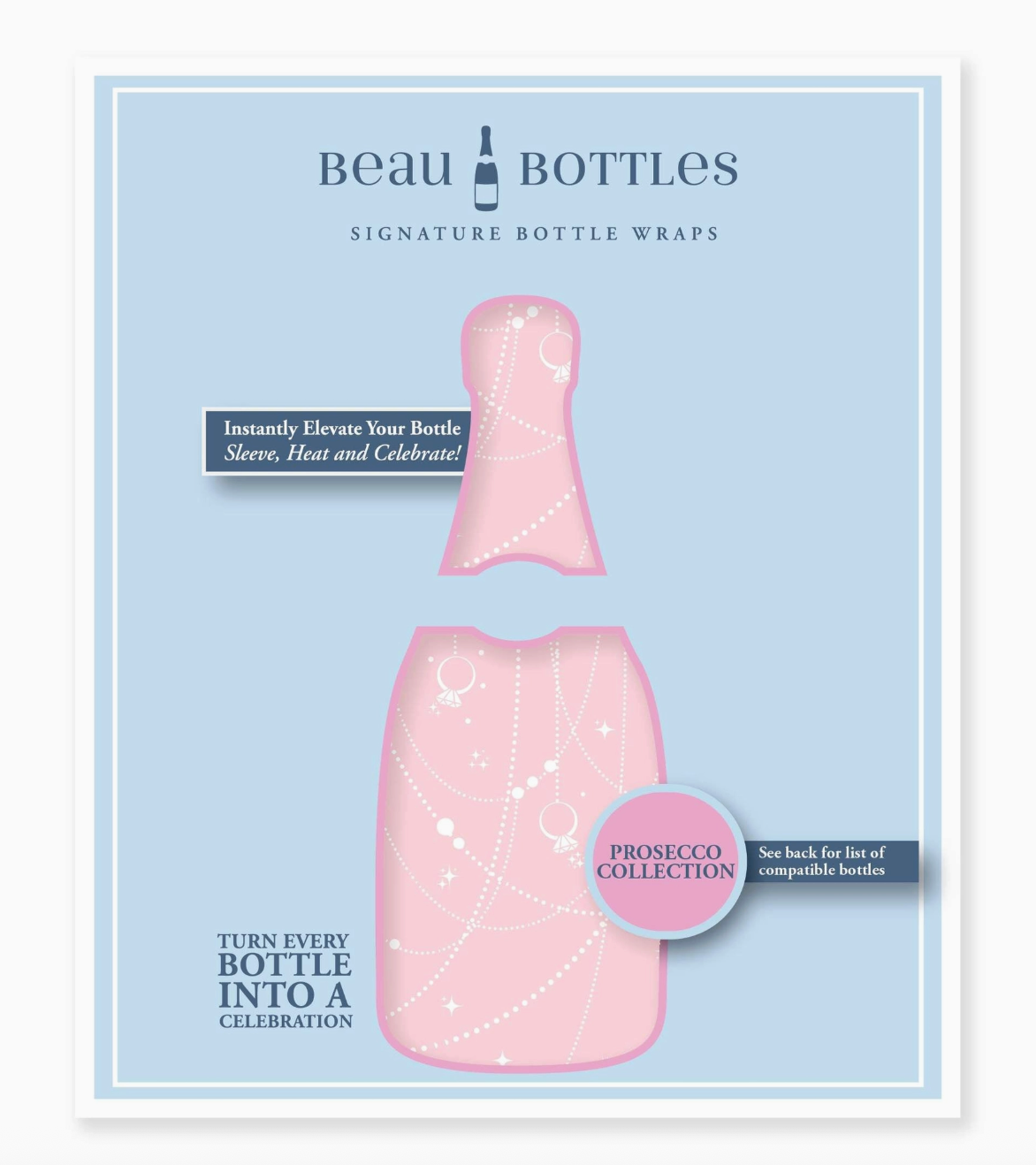 Beau Bottle Wrap (Pearls + Rings)