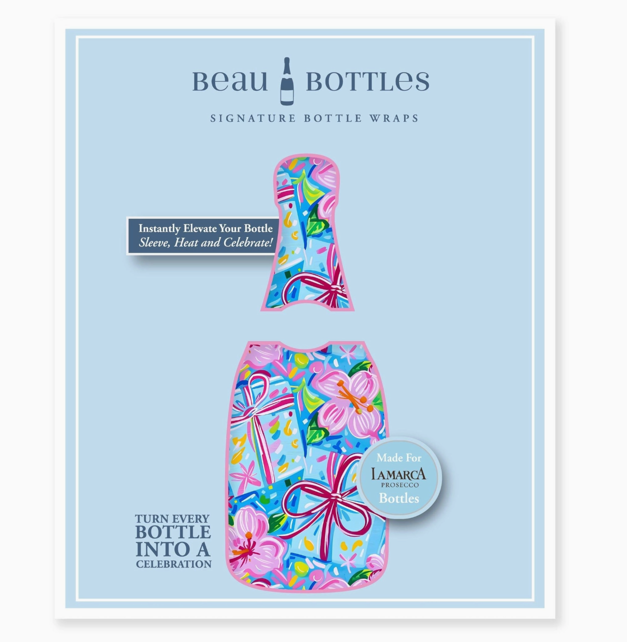 Beau Bottle Wrap (Preppy Birthday)