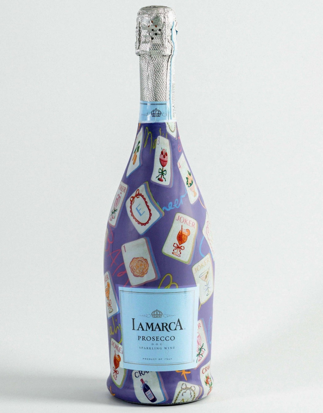 Beau Bottle Wrap (Purple Mahjong)