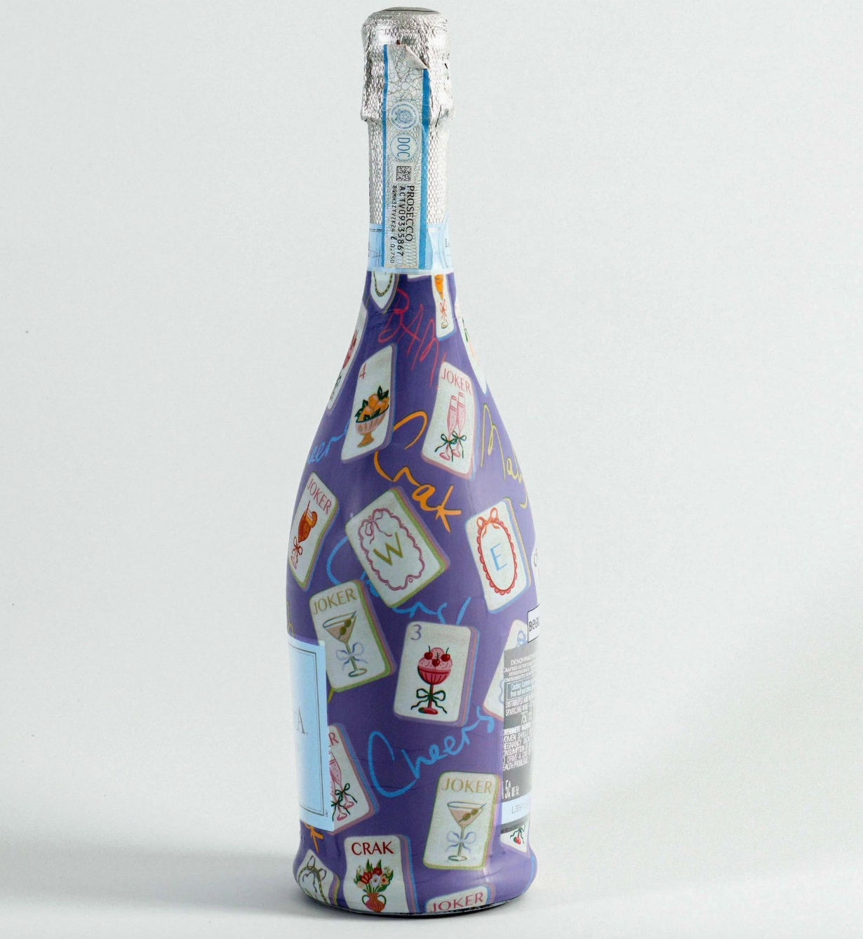 Beau Bottle Wrap (Purple Mahjong)
