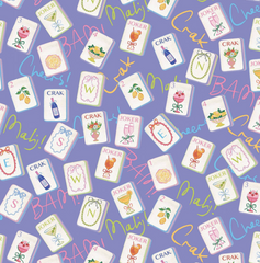 Beau Bottle Wrap (Purple Mahjong)