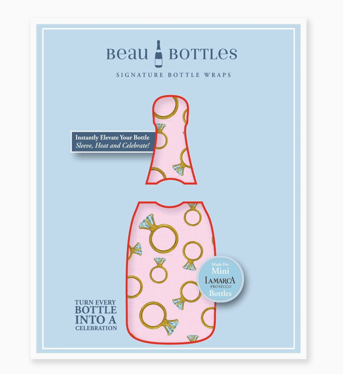 Beau Bottle Mini Wraps (ring)