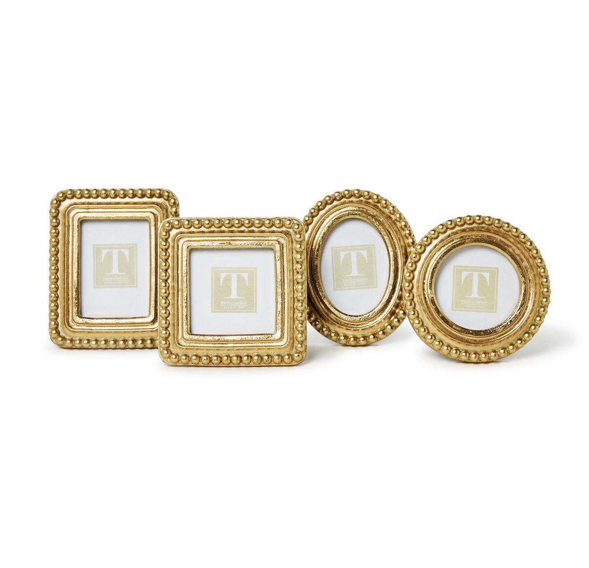 Gold Beaded Picture Frame