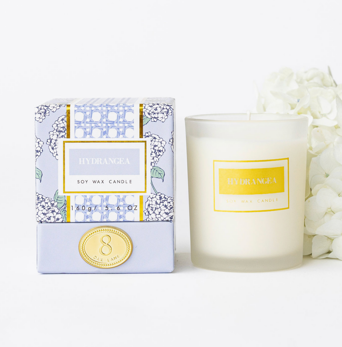 Hydrangea Stem Candle