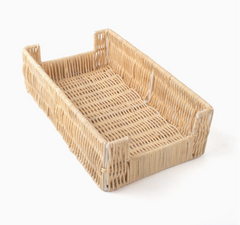 Natural Rattan Guest Towel Tray