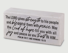 Stone of Peace & Hope Block