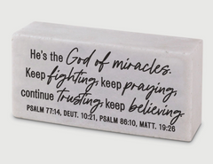 Stone of Miracles & Faith Block