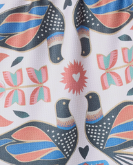 Scandi Lovebirds Hand Towel