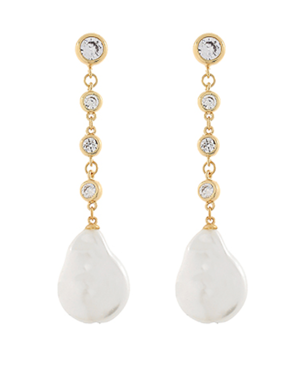 Baroque Pearl Drop Earring