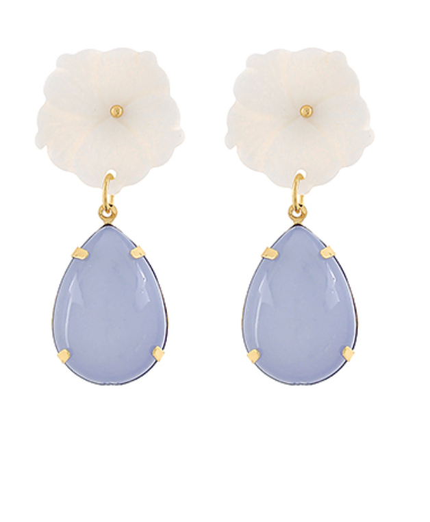 Soft Bloom Drop Earring