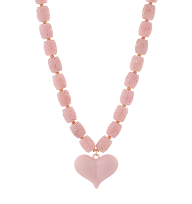 Sweetheart Beaded Necklace