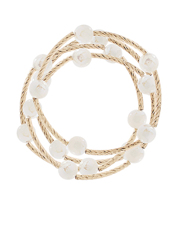 Soft Glow Bracelet Stack