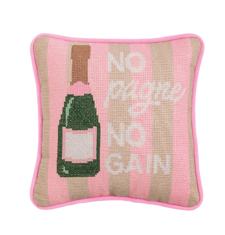 Bar Needlepoint Pillow