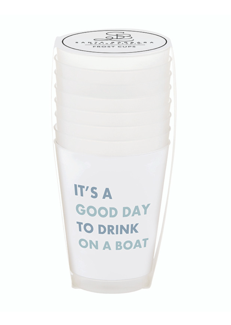 Drinks on the Boat Frost Cup Set