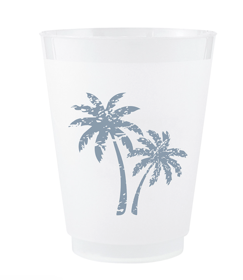 Coastal Palms Frost Cup Set