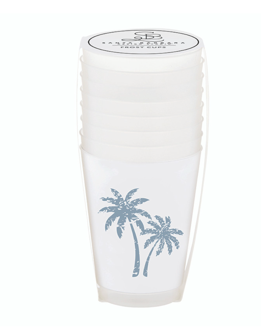 Coastal Palms Frost Cup Set