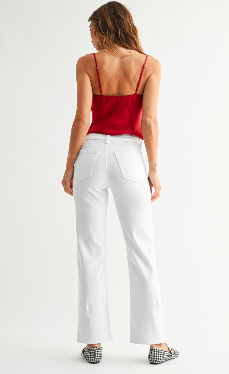 Signature Straight Denim (white)