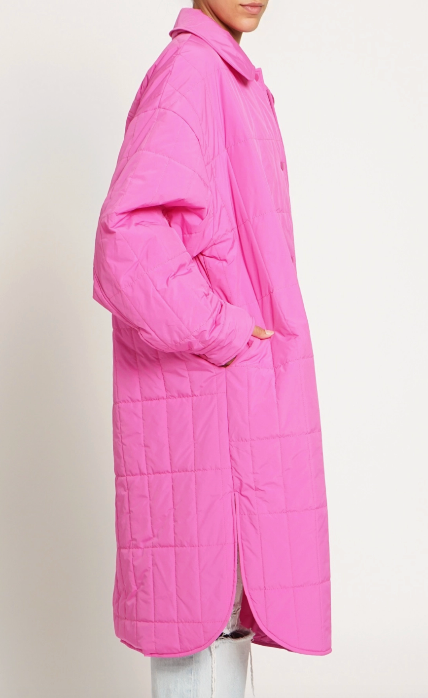 Pink Power Puffer Coat