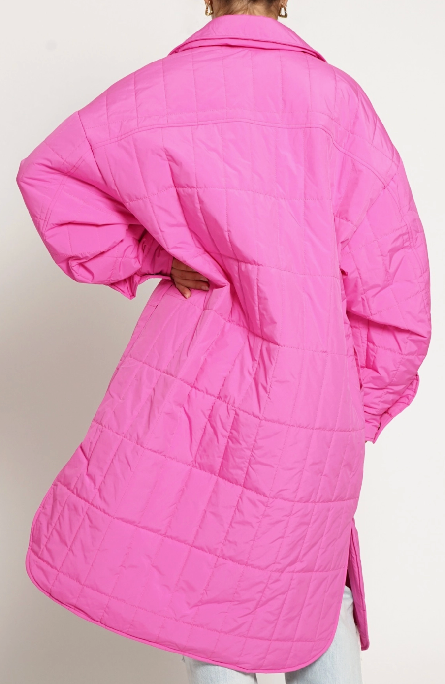 Pink Power Puffer Coat