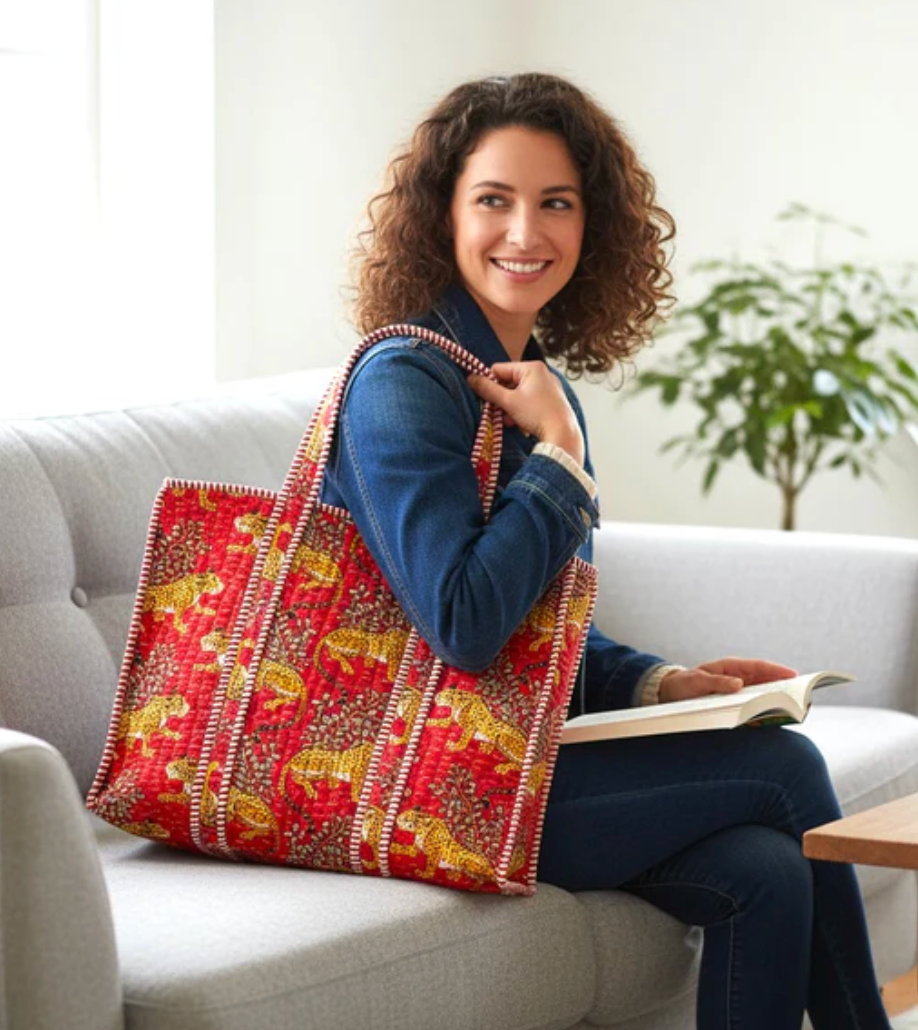 Resort Roam Large Quilted Tote