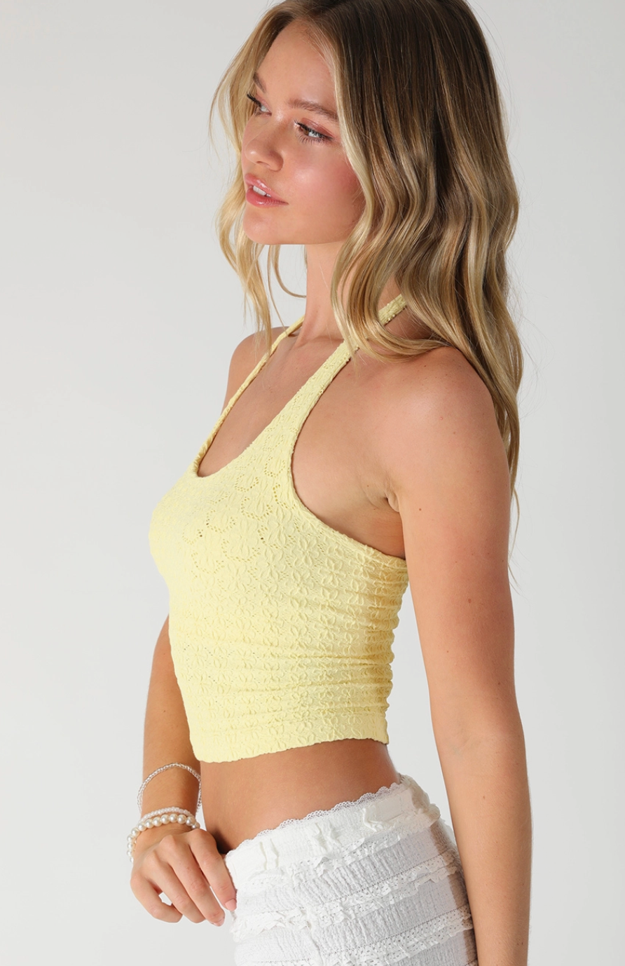 Lace Luxe Halter Top