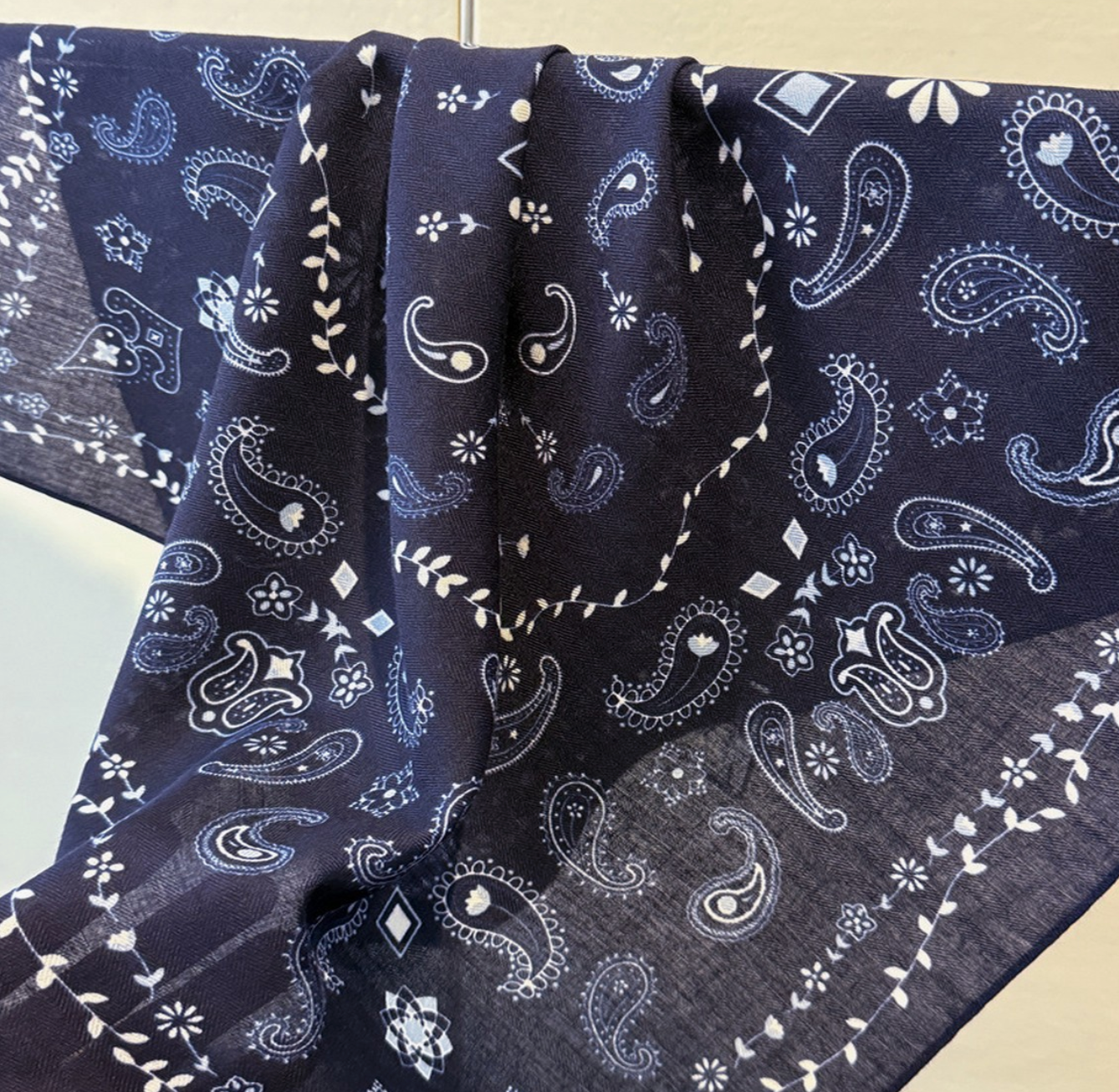 Navy Heritage Bandana Scarf