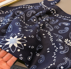 Navy Heritage Bandana Scarf